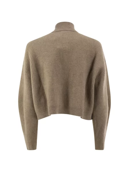Cardigan Brunello Cucinelli din cașmir maro