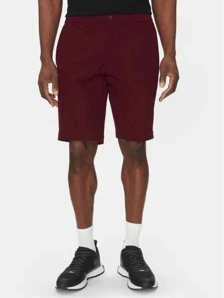 BOSS Шорти от плат inch бордо