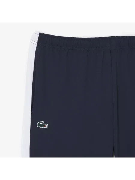 Lacoste Dres Daniil Medvedev Ze Stójką Z Blokadą Koloru Regular Fit czerwony