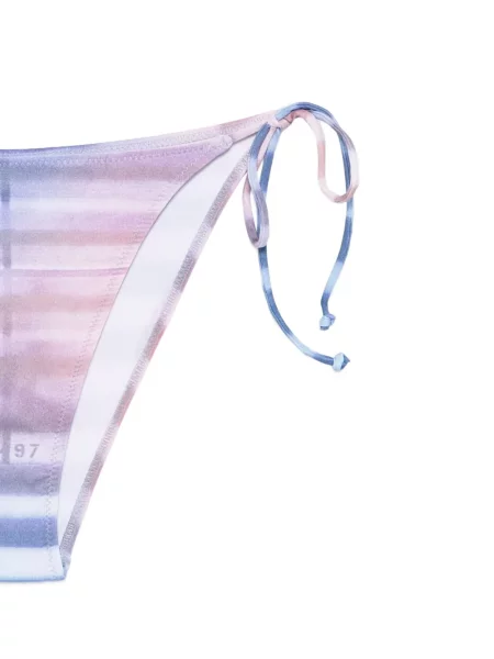 Bikini Jean Paul Gaultier cu dungi albastru