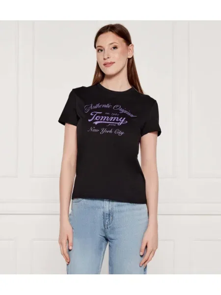 Tommy Jeans Póló fekete