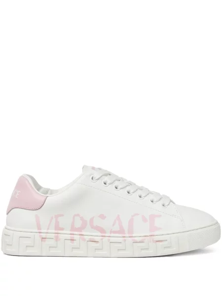Sneakerși Versace cu imagine alb