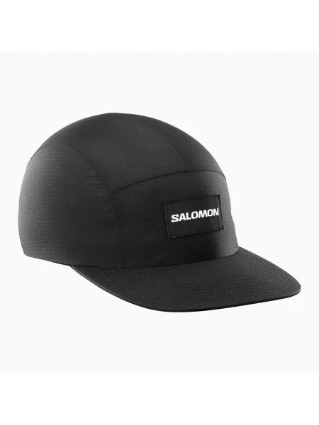 Кепка з козирком Salomon Bonatti WP 5 Panel deep black чорна