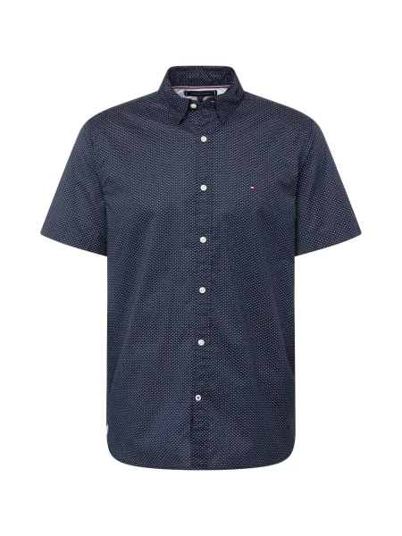 TOMMY HILFIGER Cămașă albastru noapte / roșu alb