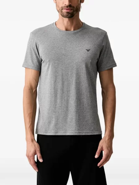 Cămașă Emporio Armani cu autograf negru