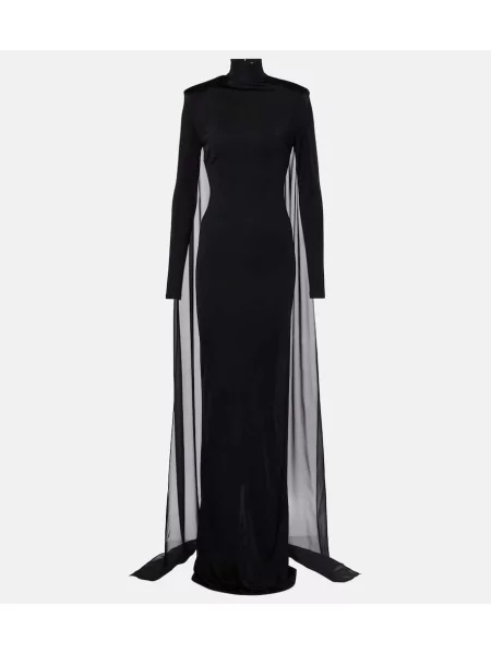 Rochie The New Arrivals Ilkyaz Ozel din jerseu negru