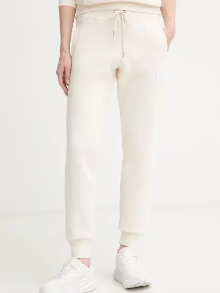 DKNY pantaloni de trening de damă cu bej