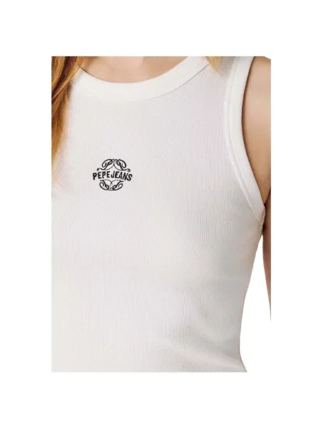 Top Pepe Jeans alb