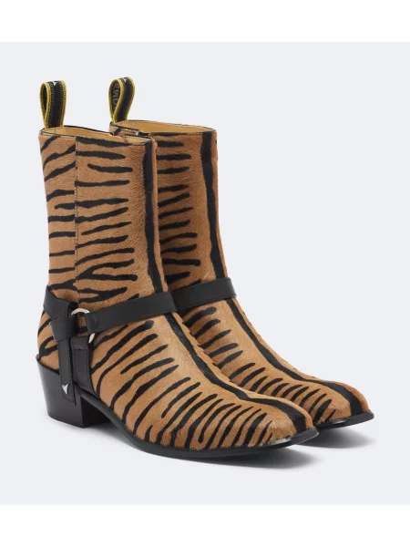 Botine Fendi cu imagine maro