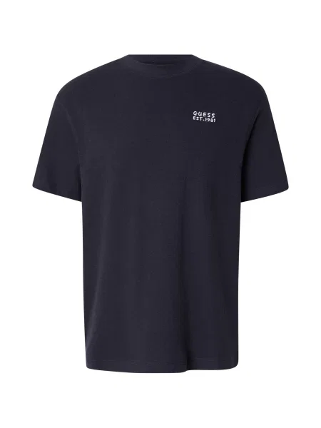 GUESS Tricou opal / albastru închis / murdar alb