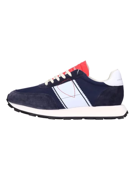 Buty do biegania Philippe Model zamszowe do biegania niebieskie