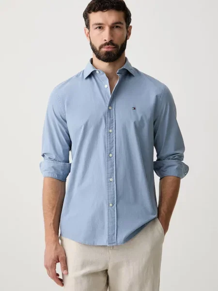 Tommy Hilfiger cămașă pentru bărbați din albastru