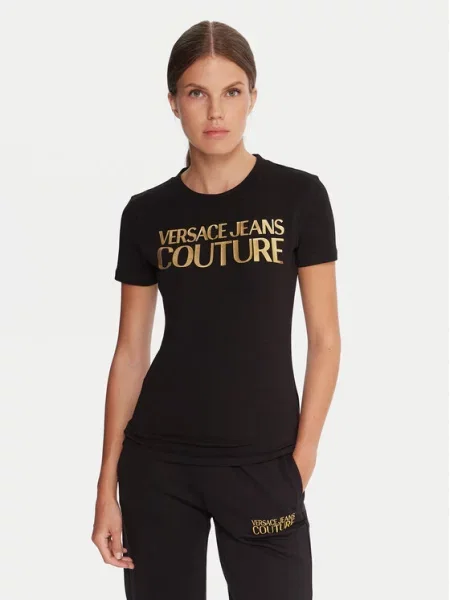 Versace Jeans Couture Marškinėliai juoda