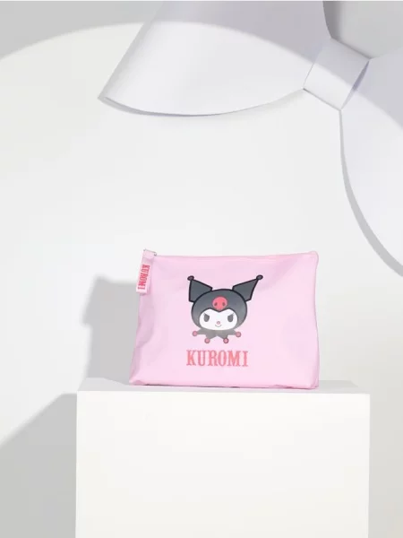 Косметичка з принтом Kuromi фіолетовий