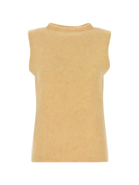 Vestă Miu Miu de lână galben