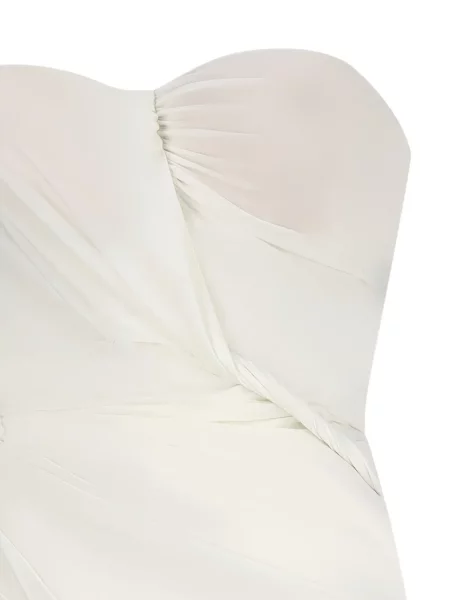Kostiumas maksi maxi suknele Blumarine be petnešėlių balta