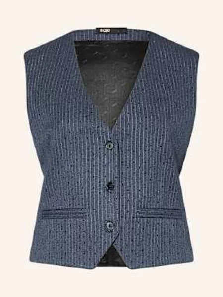 Maje Kamizelka Typu Blezer Z Ozdobnymi Kamykami blau