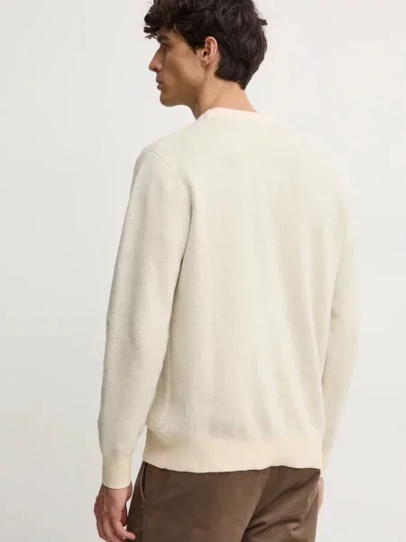 Шерстяной легкий свитер Pepe Jeans бежевый