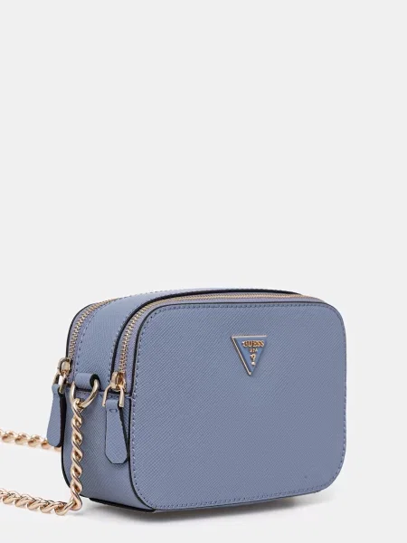 Guess crossbody torbica NOELLE modra