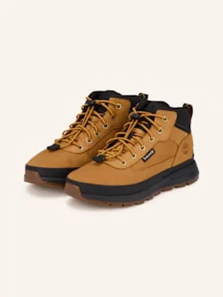 Timberland Šněrovací Boty Field Trekker tmavě oranžová černá