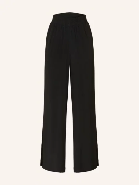 Opus Pants Kalhoty Marlene Malotta černá