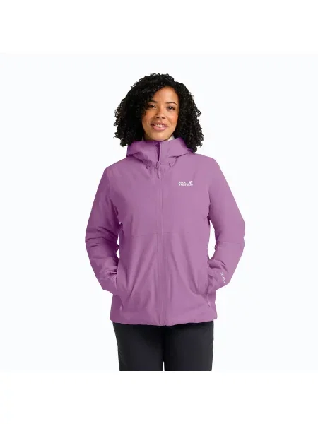 Kurtka ocieplana Jack Wolfskin Wisper Ins fioletowa
