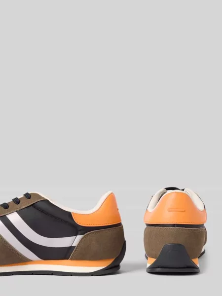 Sneakersy niskie z nadrukiem z logo model ‘LEVON_RUNN_NYMI’ Boss Orange
