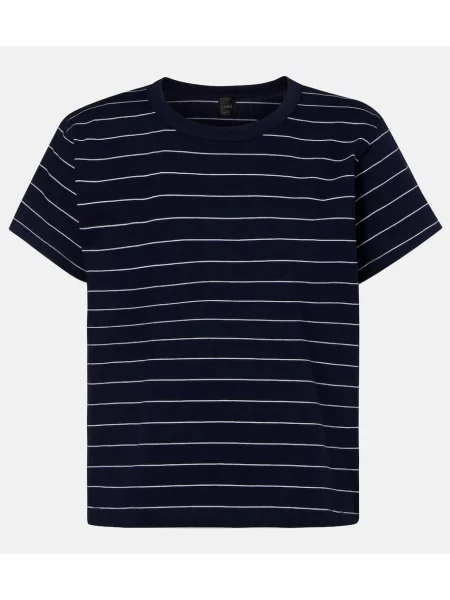 Tricou Leset din jerseu albastru