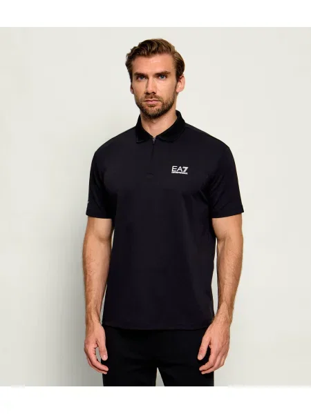 Tricou polo Ea7 negru