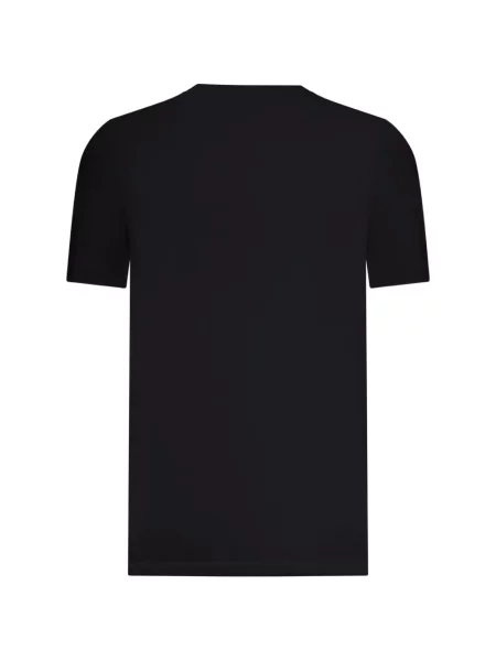 Tricou 120% Lino cu decolteu rotund negru