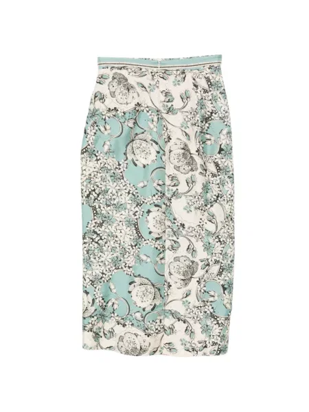 Fustă midi Antonio Marras cu model floral cu imagine drapată