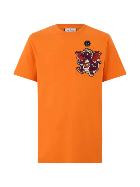 Tricou Philipp Plein portocaliu