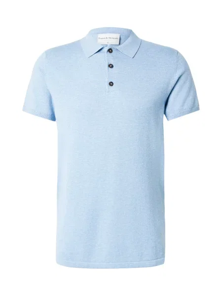 Bruun & Stengade Tricou deschis albastru