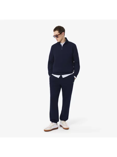 Lacoste Bluza Unisex Half Zip Classic Fit granatowa