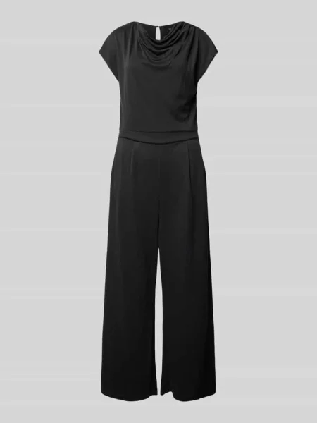 Kombinezon z lejącym dekoltem Zero czarny
