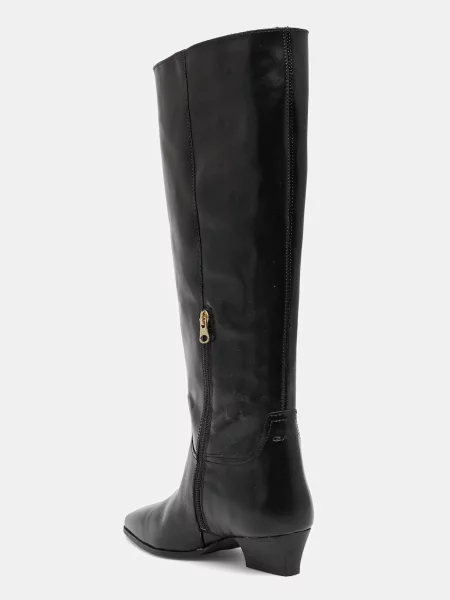 Кожаные сапоги Gant черные