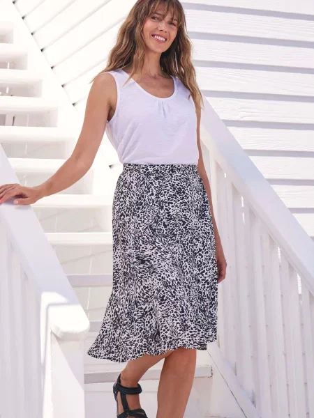 Papamoa spódnica Wrap Charcoal szara