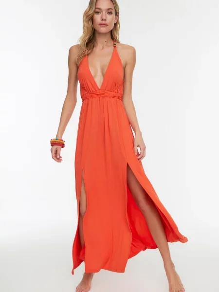 Trendyol Rochie de seară portocaliu