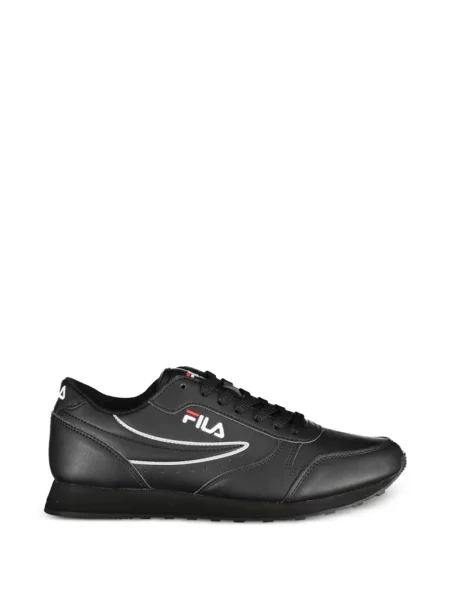 Fűzős csipkés sneaker Fila fekete