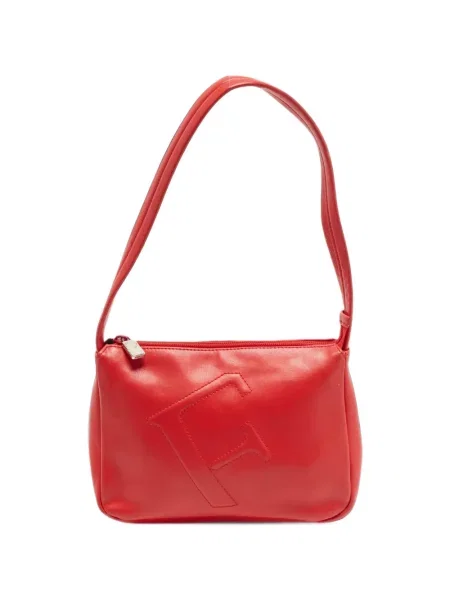 Geantă shopper Furla cu autograf roșu