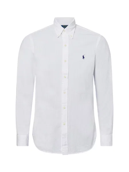Polo Ralph Lauren Koszula Mężczyźni Modern Fit jednolity S biały