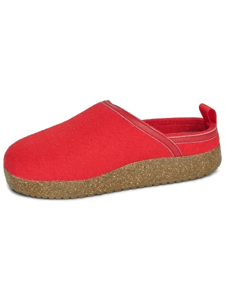 Pantofi Giesswein de lână roșu