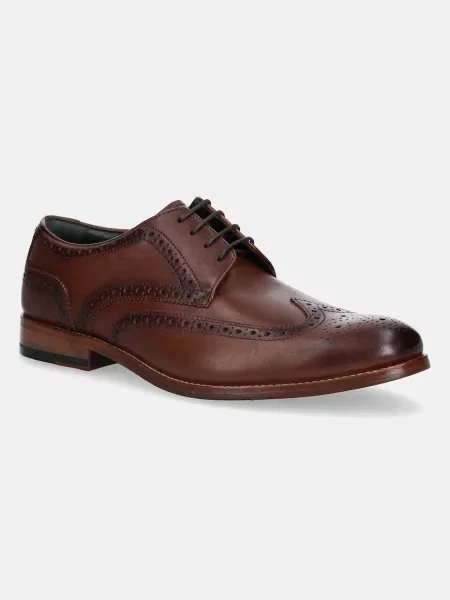 Шкіряні туфлі Clarks Originals CraftJames Tip коричневий - ціна