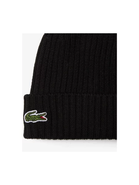 Czapka Lacoste chunky czarna