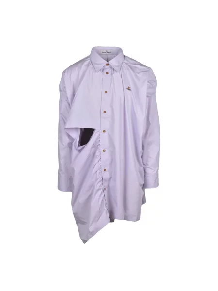 Koszula Vivienne Westwood fioletowa