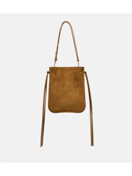 Torbica Phoebe Philo od brušene kože smeđa