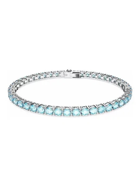 Bransoletka Swarovski do tenisa szara