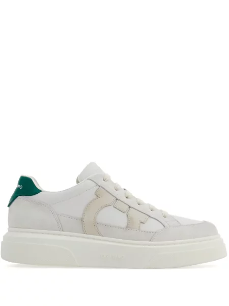 Sneakerși Ferragamo alb