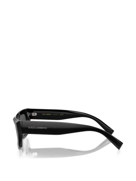 Квадратни слънчеви очила Dolce & Gabbana Eyewear с шипове черно