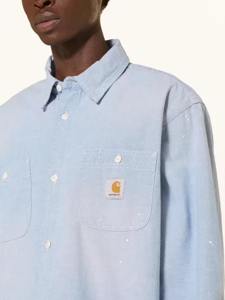 Carhartt Wip Koszule Mężczyzna Niebieski XL Painter Shirt biała